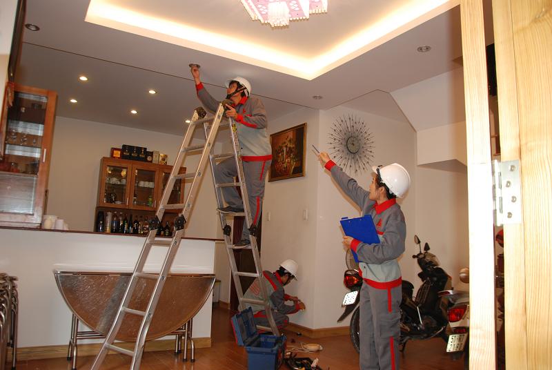Đơn thi công điện công trình nhà ở