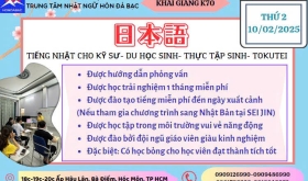 KHAI GIẢNG KHÓA HỌC TIẾNG NHẬT - BƯỚC ĐẦU CHINH PHỤC NGÔN NGỮ MỚI!