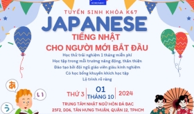 CHIÊU MỘ HỌC VIÊN CHO KHÓA HỌC MỚI 01/10/2024