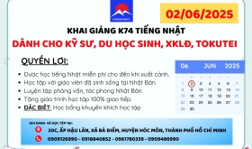 KHAI GIẢNG KHÓA HỌC TIẾNG NHẬT K74 - HƯỚNG TỚI TƯƠNG LAI