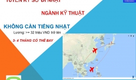 TUYỂN KỸ SƯ CÁC NGÀNH KỸ THUẬT (KHÔNG CẦN BIẾT TIẾNG NHẬT)
