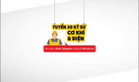 TUYỂN 30 NAM KỸ SƯ CƠ KHÍ ĐIỆN TỬ LÀM VIỆC TẠI SHIGA