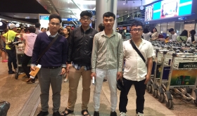 CHÚC MỪNG 4 BẠN KTV ĐÃ HẠ CÁNH TẠI KANSAI AN TOÀN