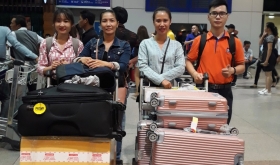 CHÚC MỪNG 2 NỮ KTV ĐÃ HẠ CÁNH TẠI KANSAI AN TOÀN