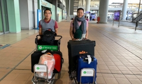 CHÚC MỪNG 2 BẠN KTV ĐÃ HẠ CÁNH TẠI KANSAI AN TOÀN
