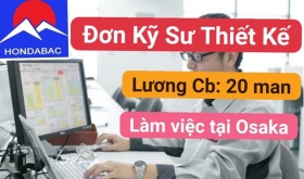 TUYỂN 10 KỸ SƯ CƠ KHÍ,ĐIỆN, IT.... LÀM TẠI OSAKA