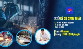 TUYỂN 7 KỸ SƯ NAM VÀ 1 KỸ SƯ NỮ LÀM VIỆC TẠI OKAYAMA