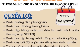 TIẾNG NHẬT - DÀNH RIÊNG CHO KỸ SƯ, DU HỌC SINH, THỰC TẬP SINH