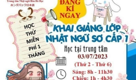 KHAI GIẢNG KHÓA TIẾNG NHẬT 3/7/2023 HOÀN TOÀN MIỄN PHÍ 1 THÁNG ĐẦU