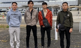 chúc mừng các học viên của Sei jin đã xuất cảnh vào cuối tháng 11
