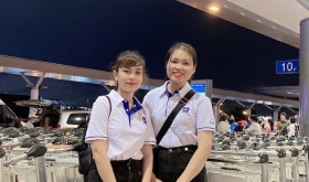 Chúc mừng 2 bạn kỹ sư nữ xinh đẹp đã hạ cánh an toàn